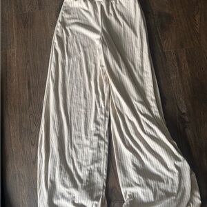 Lulu's Cream Wide-Leg Pants